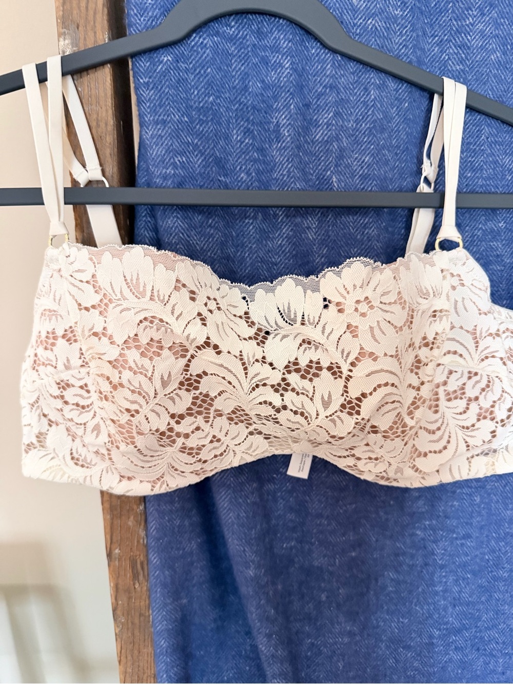 Adore Me Lace Bralette in Light Blush